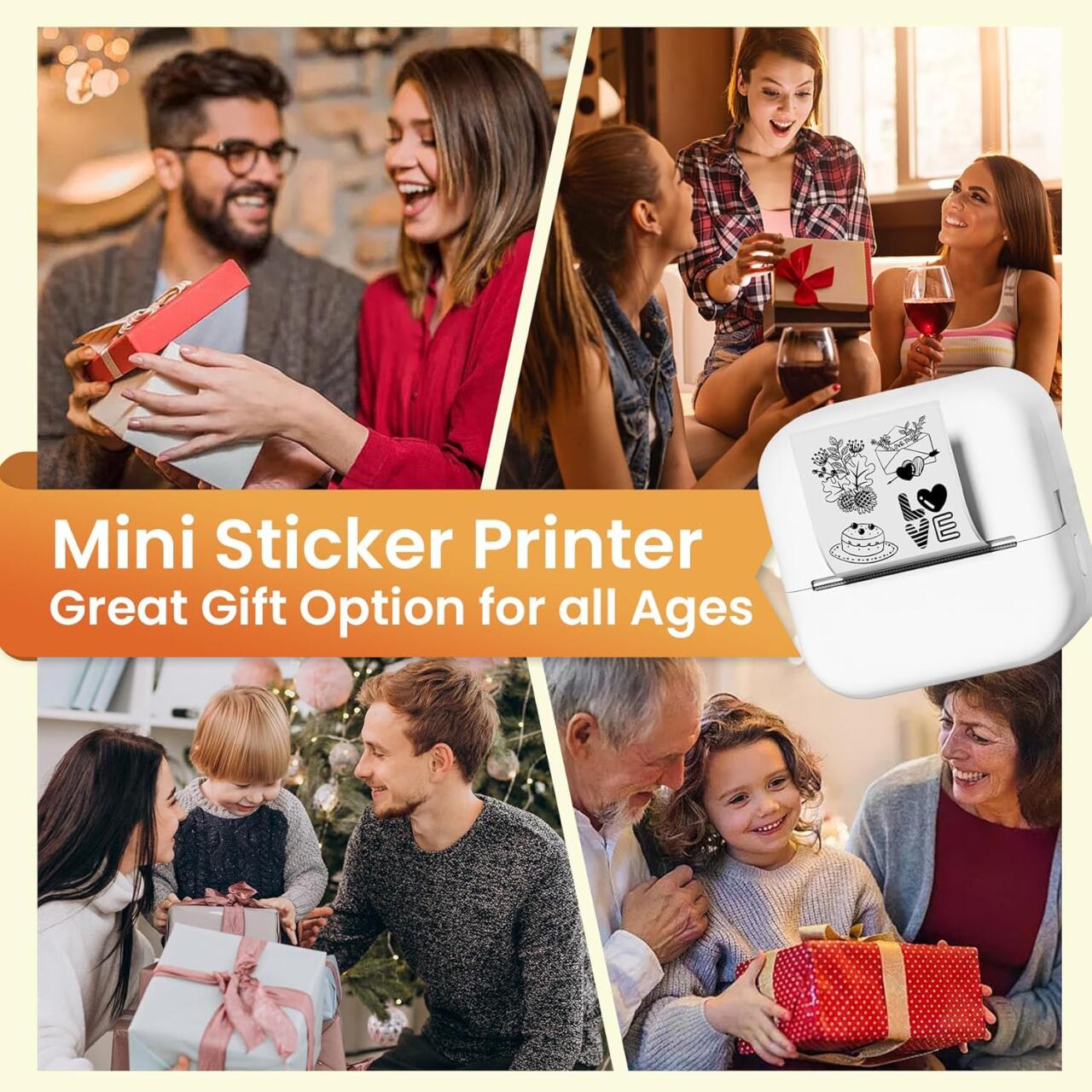 M2 Mini Impresora Térmica Portátil Bluetooth & WiFi – ¡Imprime tu vida en segundos! 🖨️📱