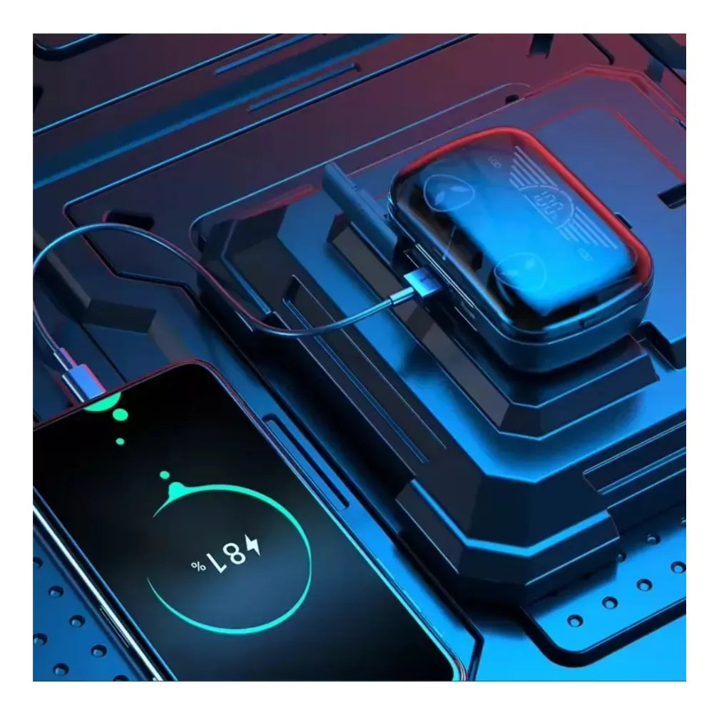 Audifono inalámbrico Recargable Con Power Bank TWS M20