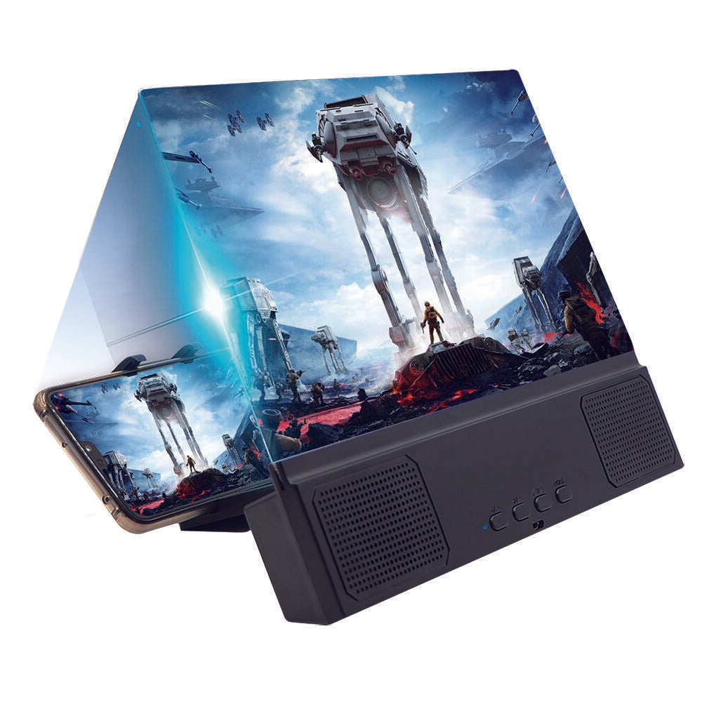 🎬 Amplificador de Tela 12” com Alto-falante Bluetooth – Experiência de Cinema no Seu Bolso