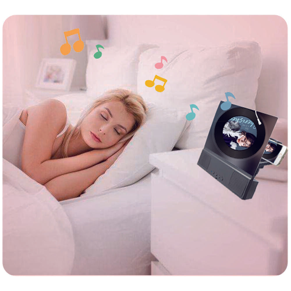 🎬 Amplificador de Tela 12” com Alto-falante Bluetooth – Experiência de Cinema no Seu Bolso