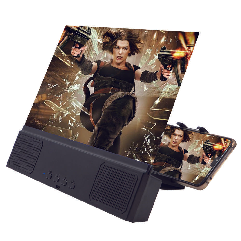 🎬 Amplificador de Tela 12” com Alto-falante Bluetooth – Experiência de Cinema no Seu Bolso