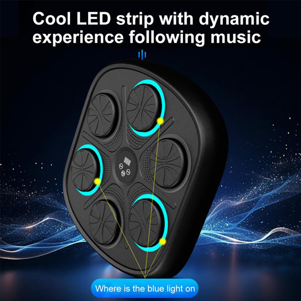 Máquina de Boxeo Inteligente con Música y Luces LED – ¡Entrena, diviértete y supera tus límites!